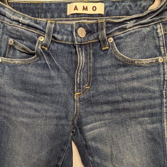 Amo | Twist Mid-Rise Skinny Cropped Jeans - Picture 4 of 7